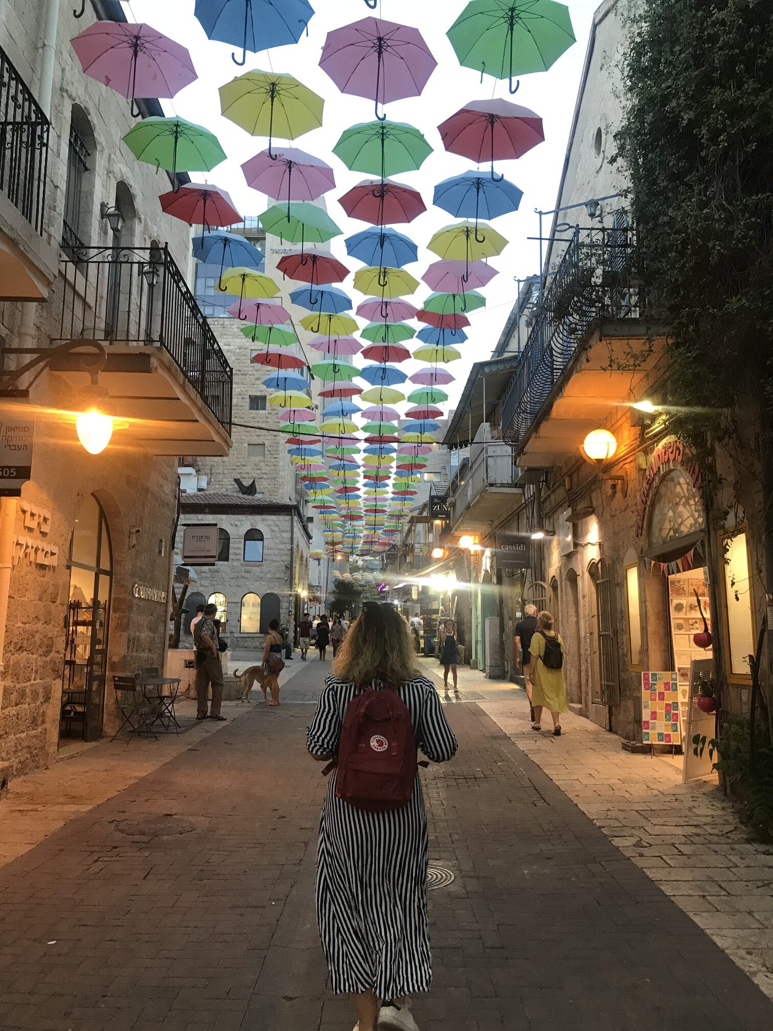 Market alley in Jerusalem