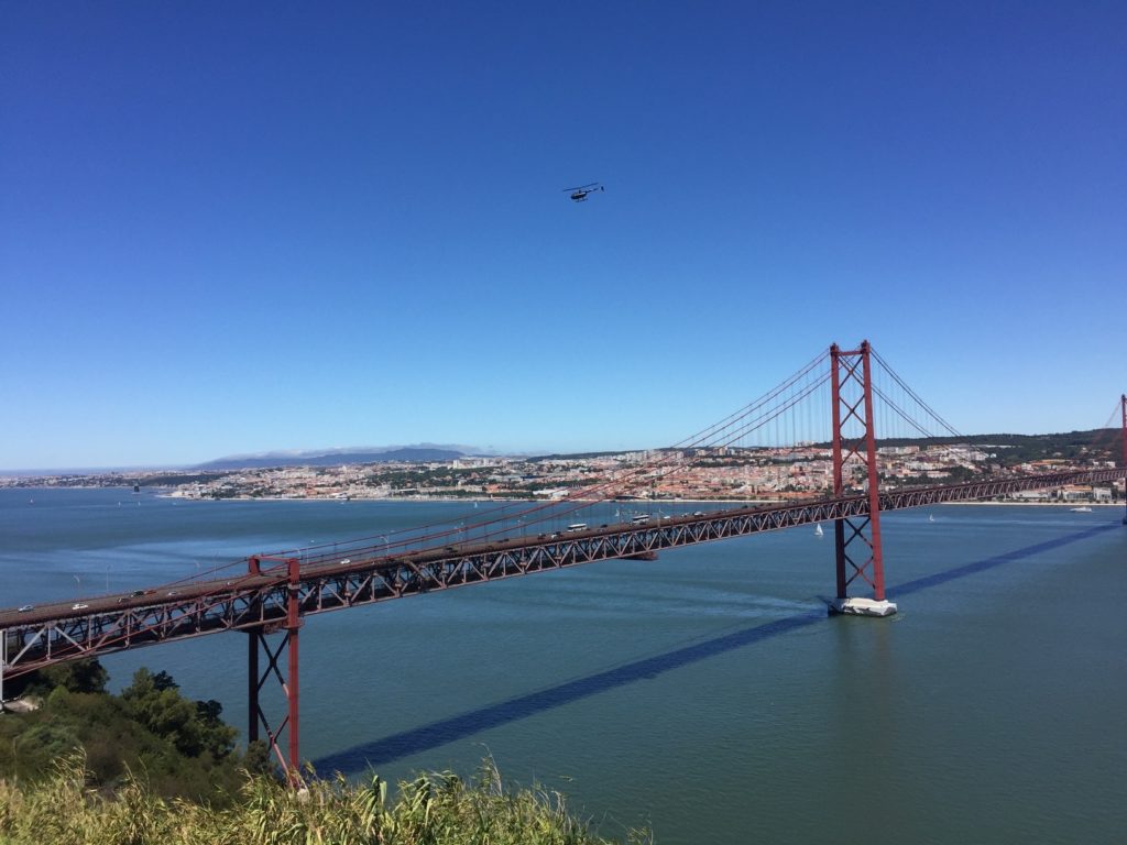 The 25 de Abril bridge, Lisbon