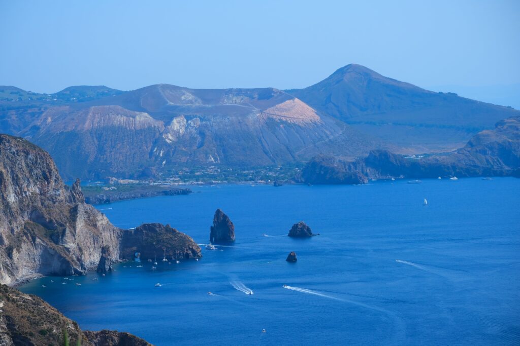 The Aeolian Islands from Lipari