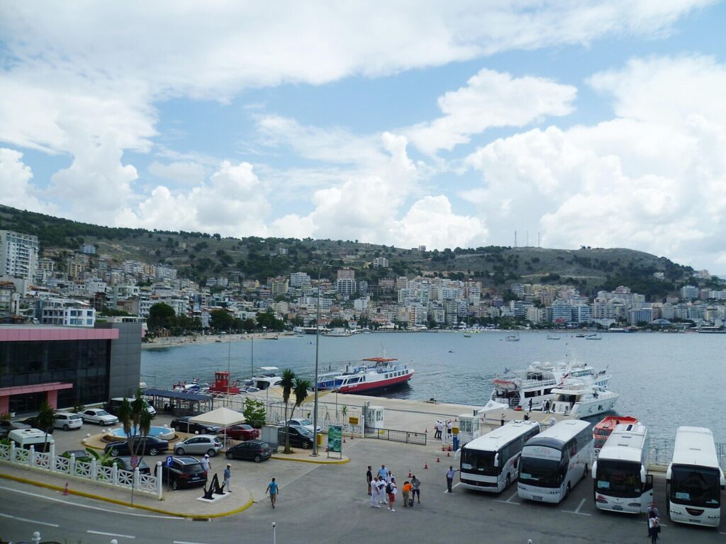 The harbour of Sarandë